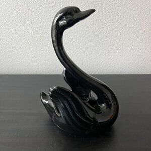 Black Swan Ceramic Planter // Vintage 1950s // Maddux of California Pottery